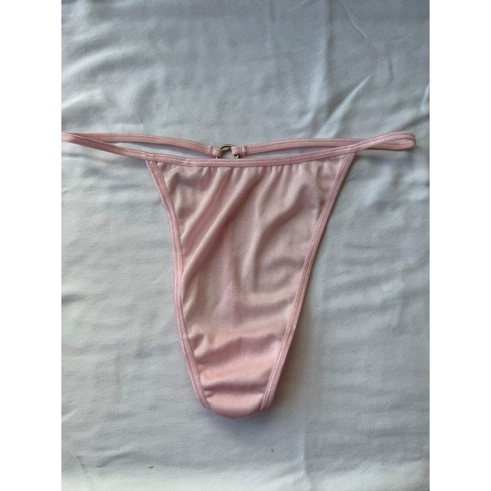 Vintage Victoria’s Secret Pink Ring G-String 1990s Second Skin L